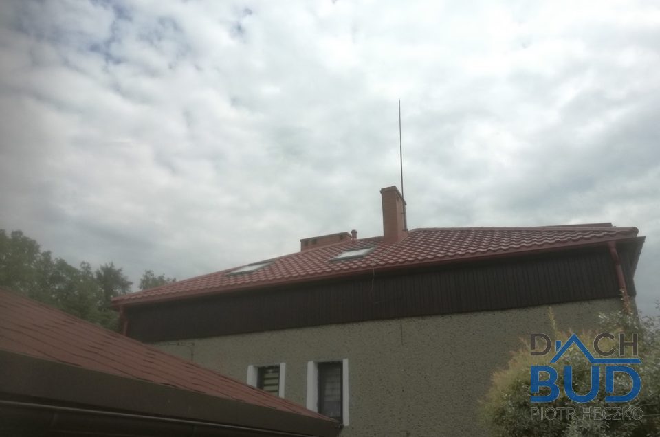 Wymiana gontu na blacho-dachówkę w Strumieniu